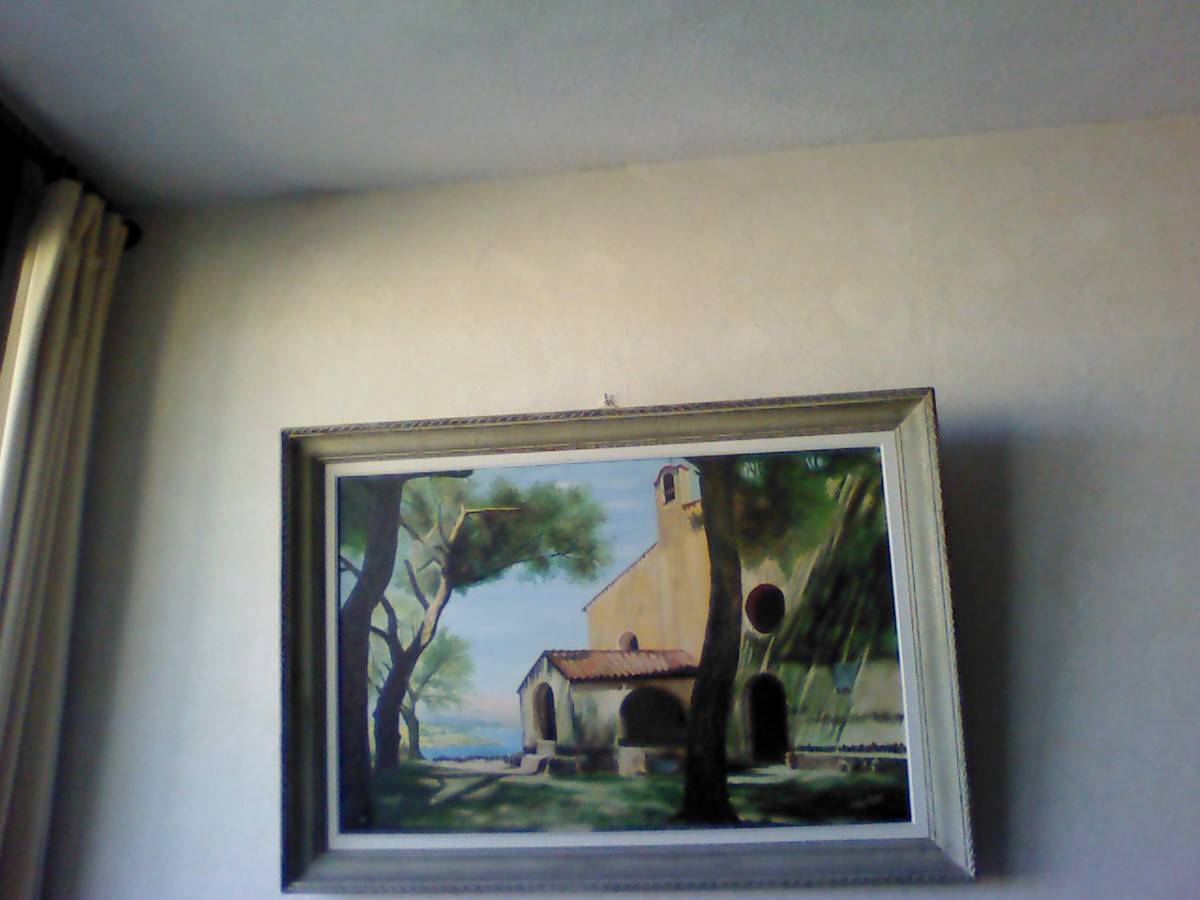 Vends peinture des années 1960, Notre-Dame de la Garoupe Antibes