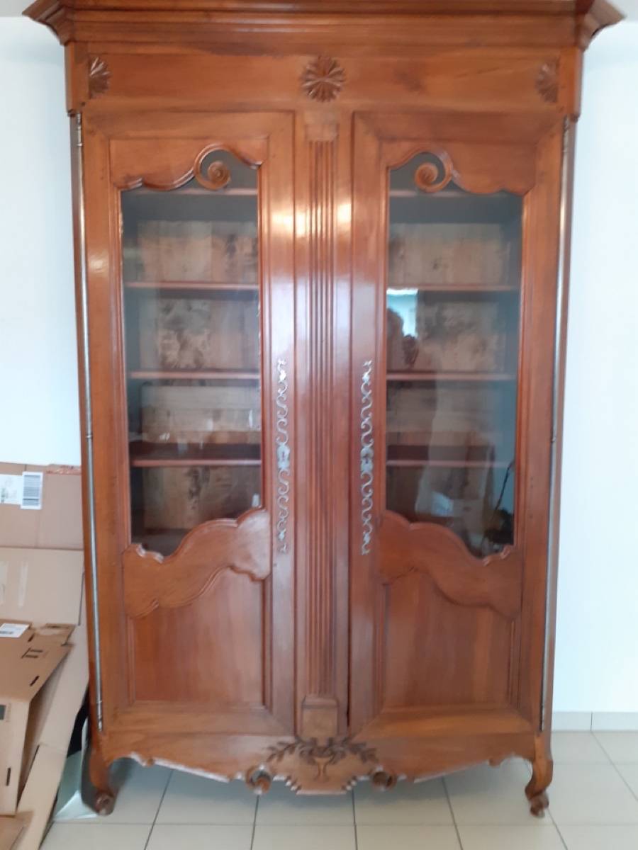 Armoire bibliothèque ancienne
