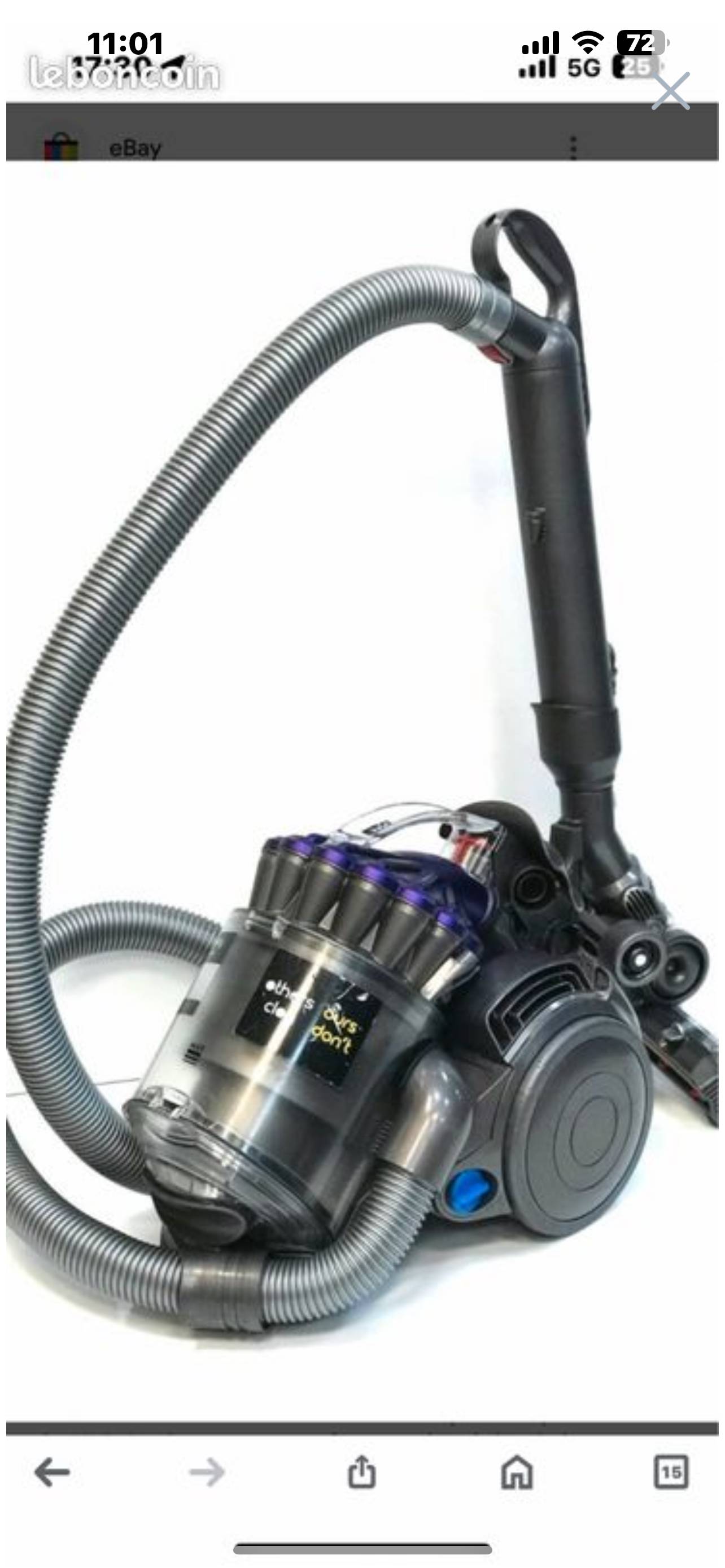 Vends aspirateur Dyson DC 23