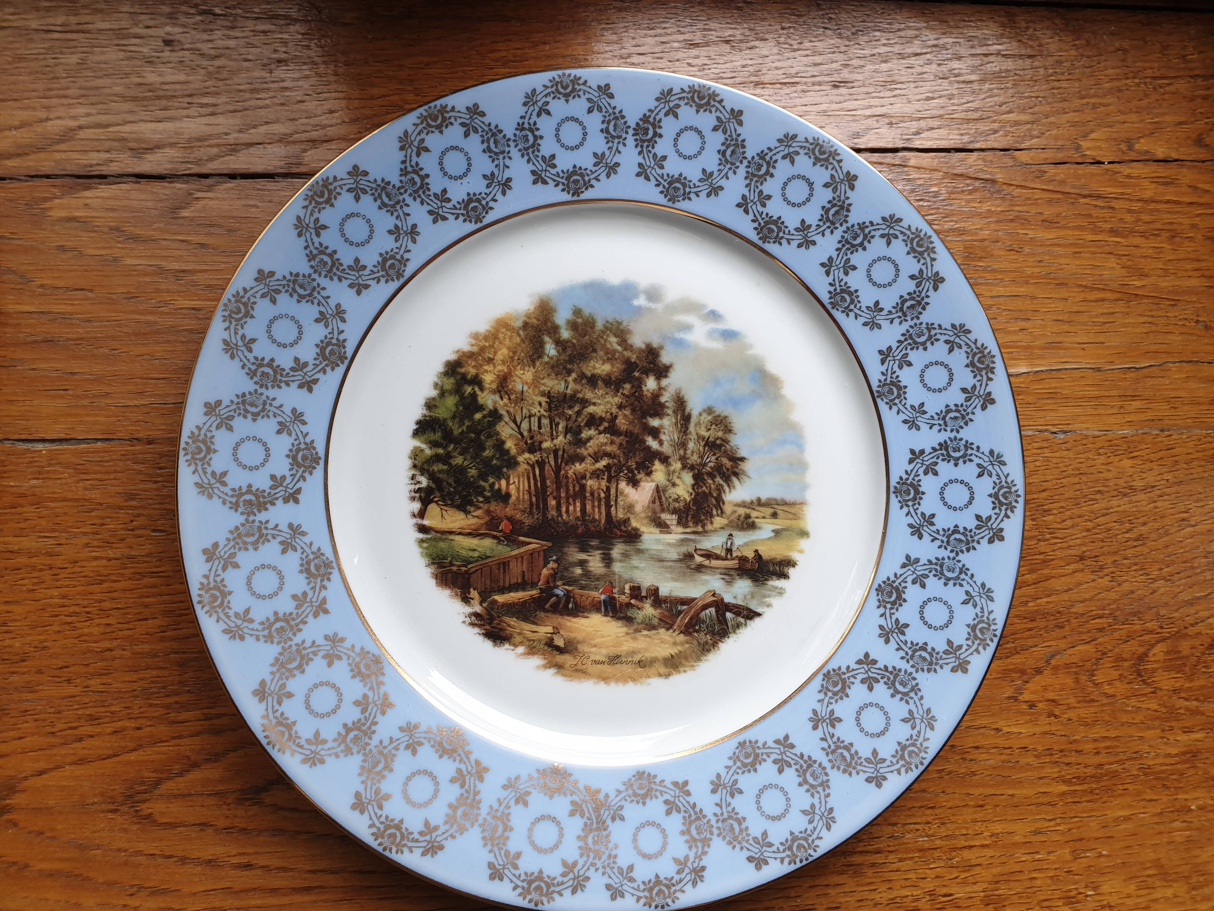 Assiette champètre Limoges neuve