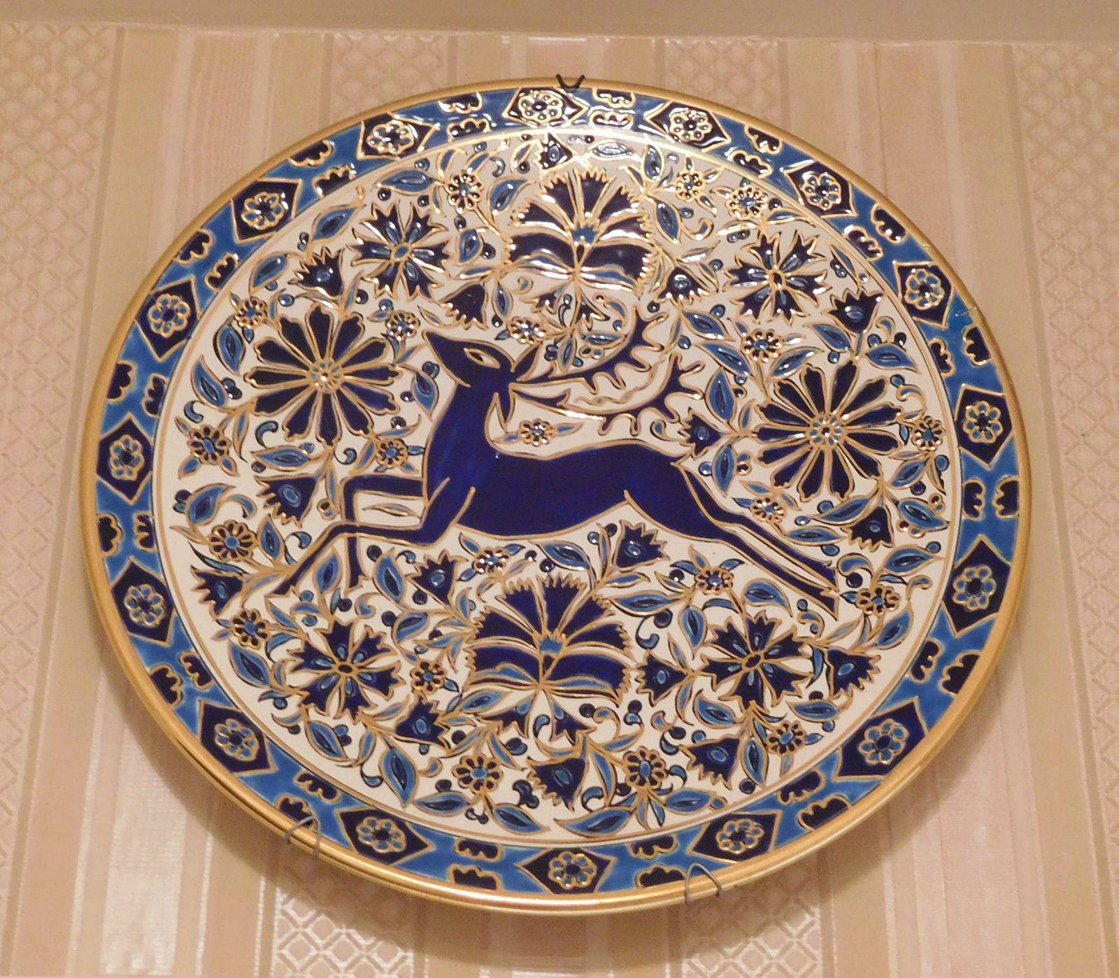 Assiette grecque murale