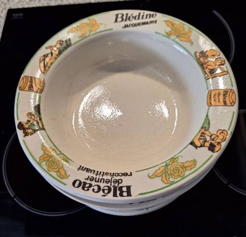 Vends assiette publicitaire Blédina pour bébés (6 disponibles)