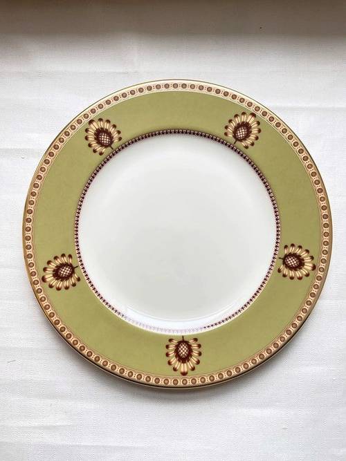 5 Assiettes 20,5 cm Porcelaine Lenox - Olive - neuves