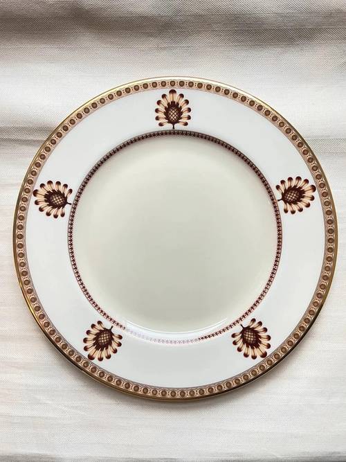 4 Assiettes 20,5 cm Porcelaine Lenox - Vanilla - neuves - 8 disponibles