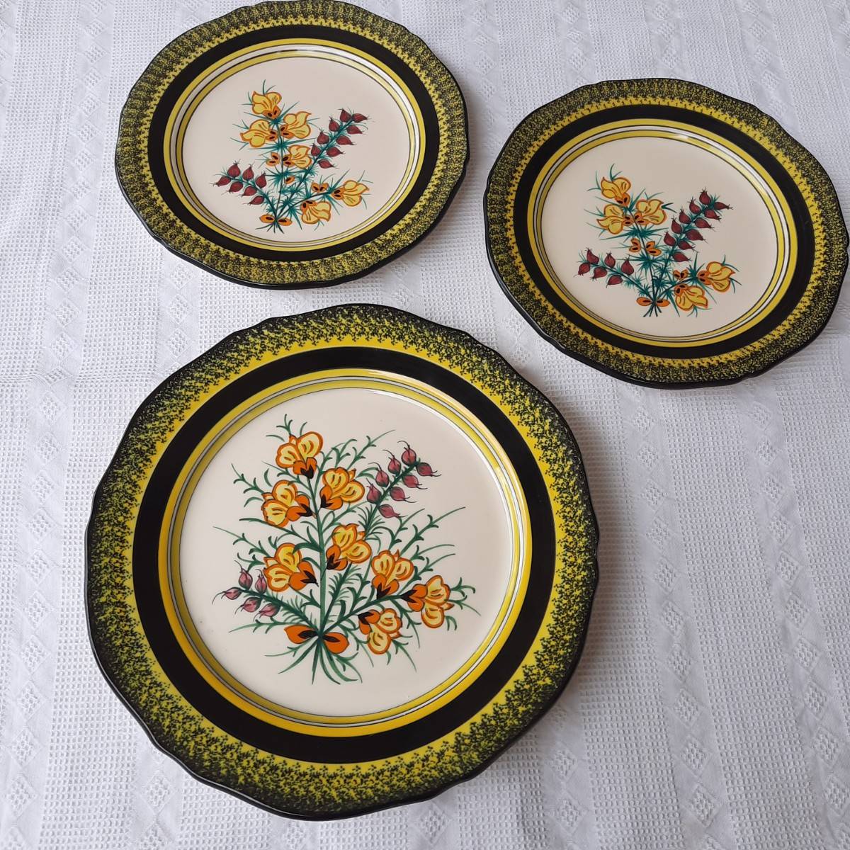 Lot de 3 assiettes vintage Henriot