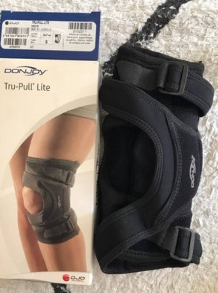 Attelle genou droit neuve Donjoy Tru-Pull Lite taille S