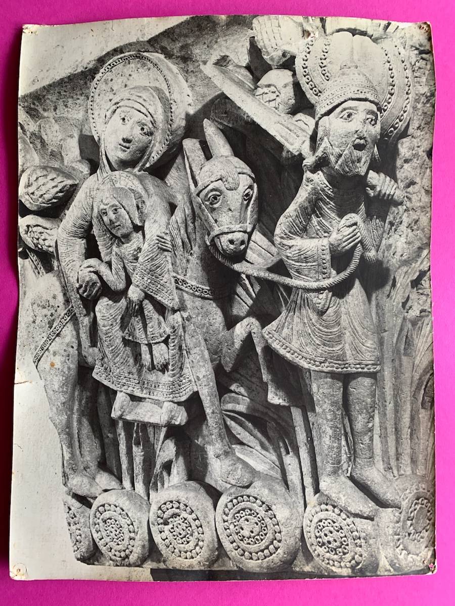 Auguste Allemand superbe photo argentique originale « la fuite en Egypte » état occasion