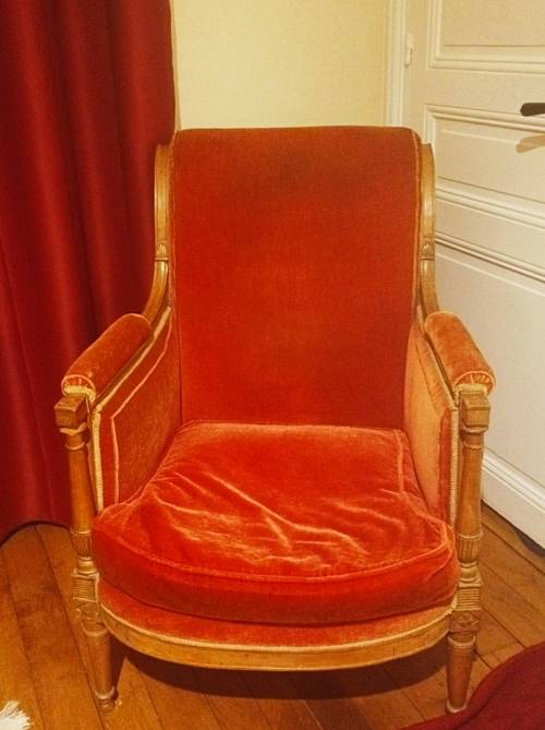 Fauteuil bergère Empire