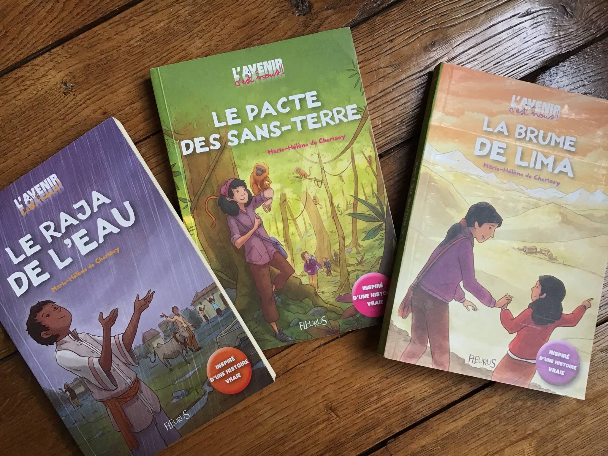 3 livres enfants L’avenir, c’est nous on Gens de Confiance