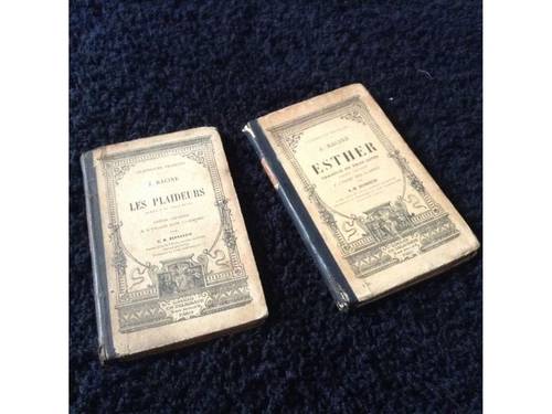 Vends 2 livres classiques de Racine Esther et les Plaideurs