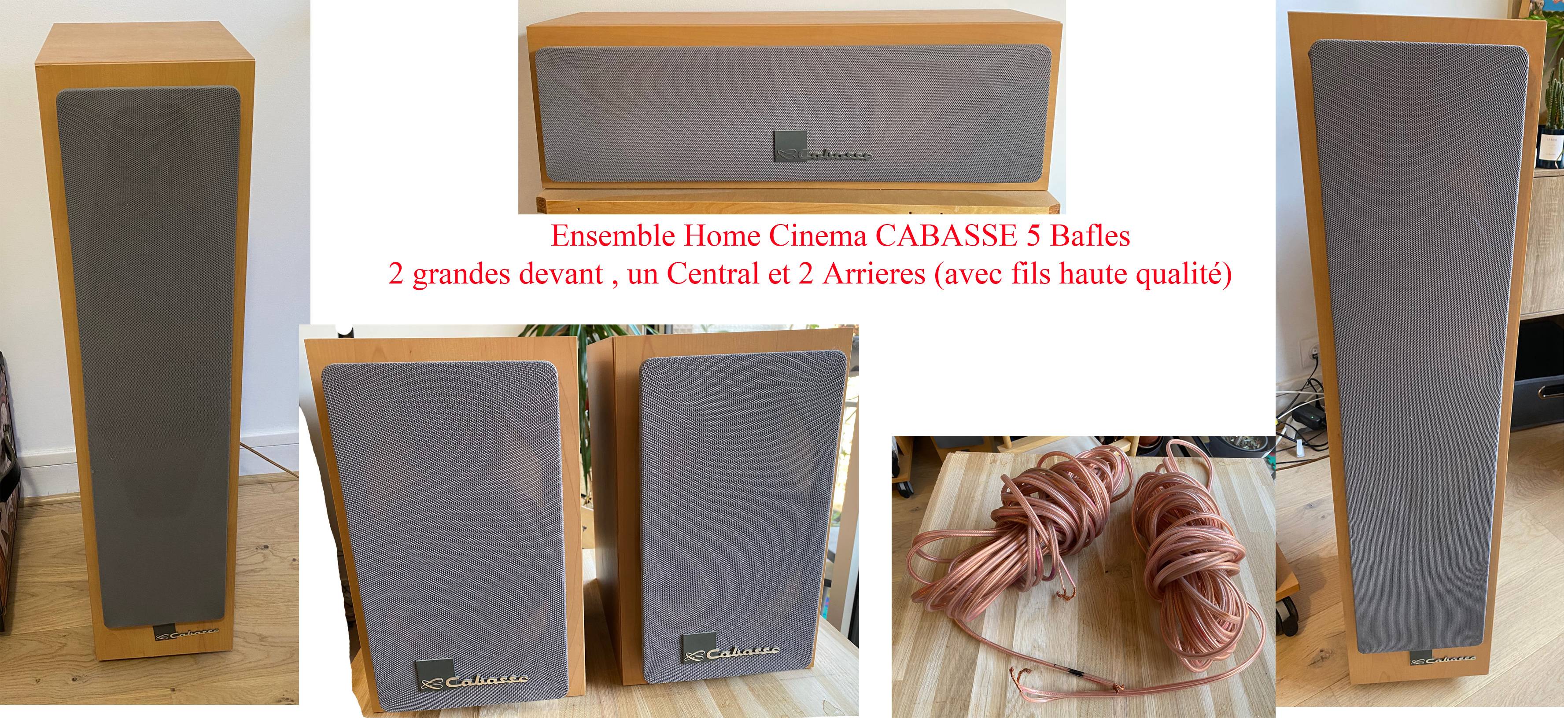 Baffles (5) CABASSE Système Home Cinéma on Gens de Confiance
