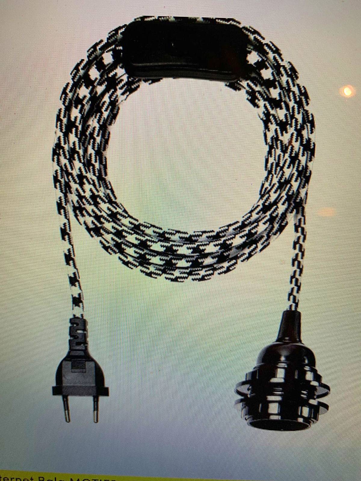 Baladeuse fil noire et blanc