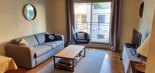 Loue T2 meublé 49m²+ balcon, cave & parking - Boulogne Billancourt