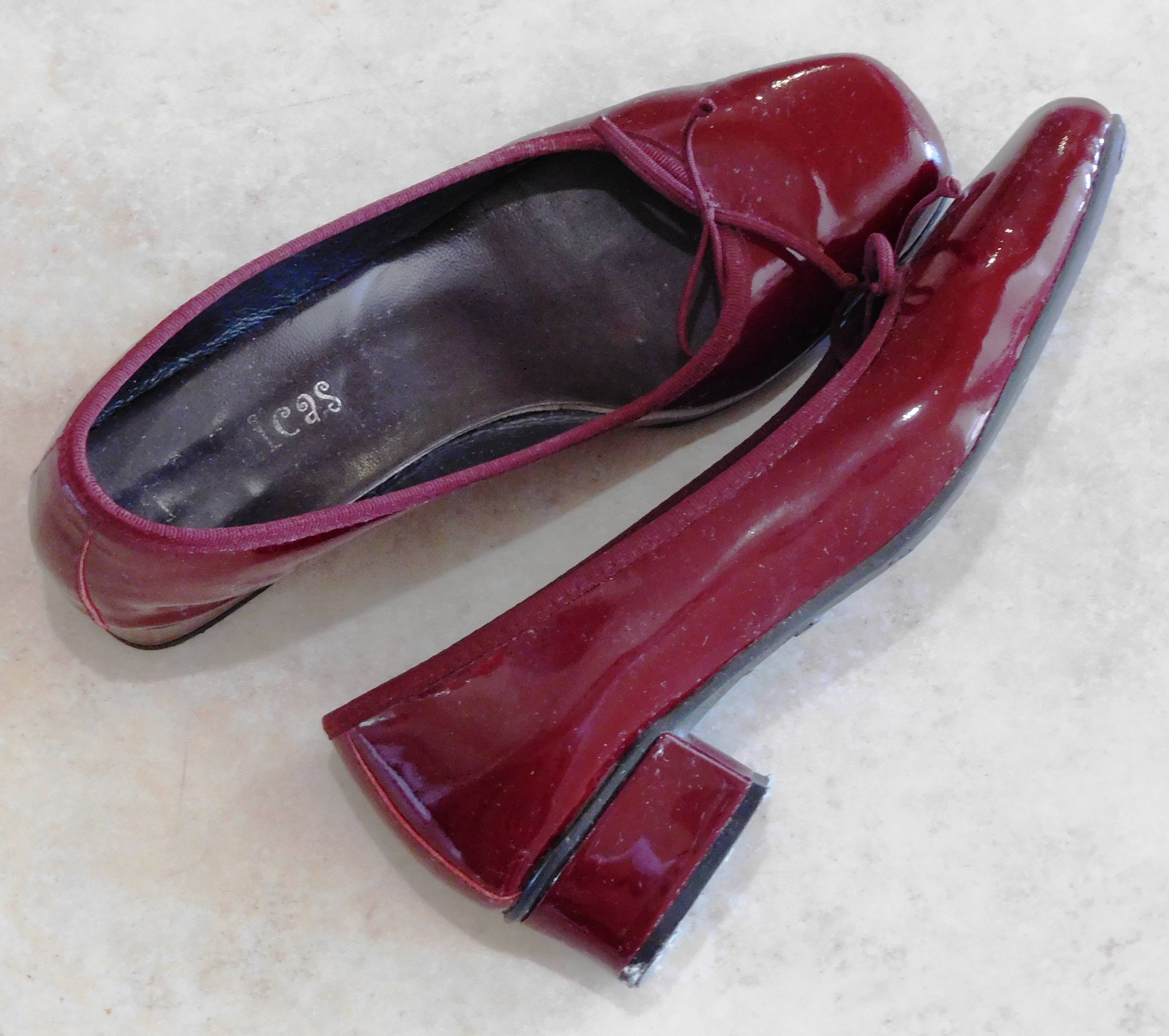 Ballerines femme (bordeaux) - Pointure 38
