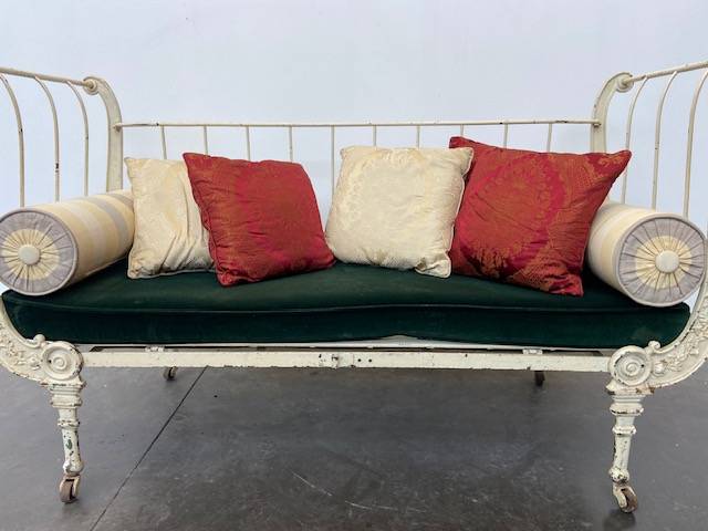 Banquette/sofa en fonte, époque Napoleaon III