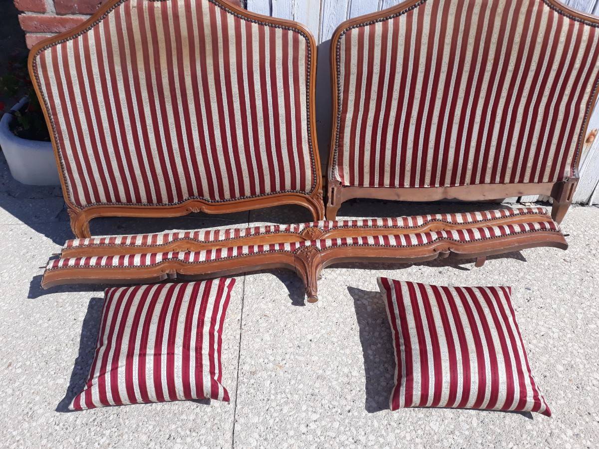 Bois de lit-banquette de style