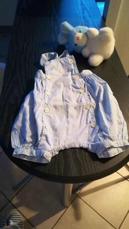 Barboteuse Cacharel 1 mois NEUVE + 1 peluche