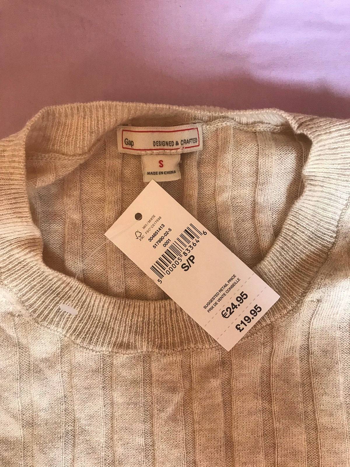 Pull Enfant Gap Fille - Rose - Coton - Taille 4 Ans - Occasion Bon état