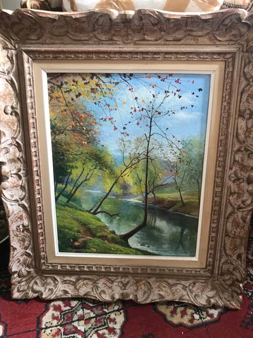 Très belle huile sur toile du peintre orientaliste Roger Marius Débat