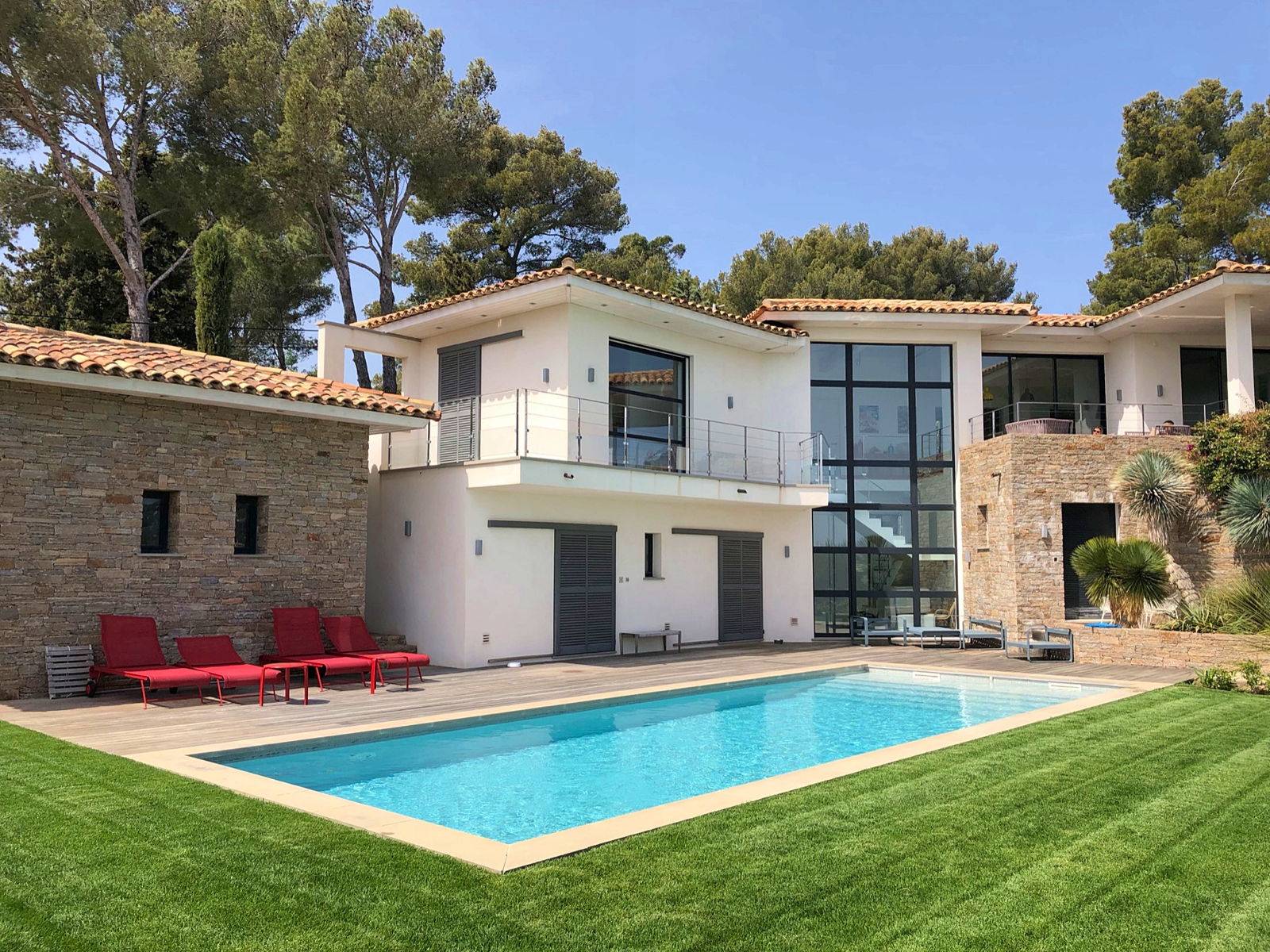 Loue belle maison contemporaine, 9 couchages, pisicne - La Croix Valmer