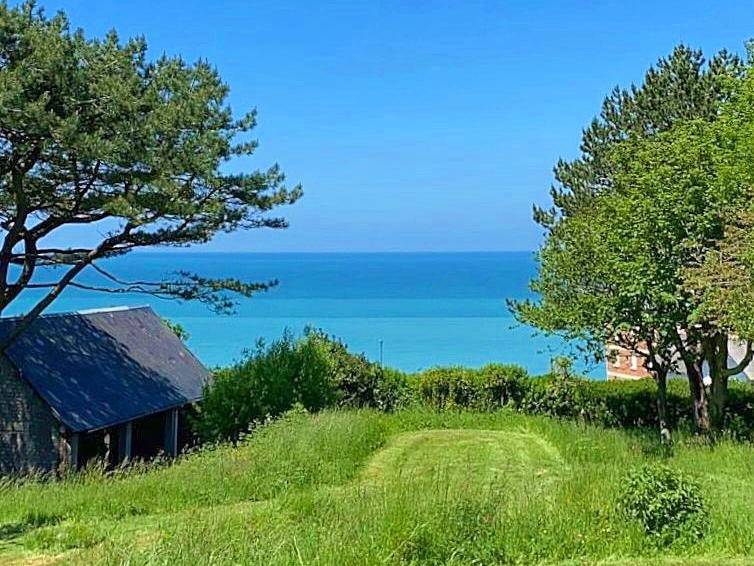 Loue maison normande vue mer plage à 2 min - 9 couchages - Saint-Pierre-en-Port (76)