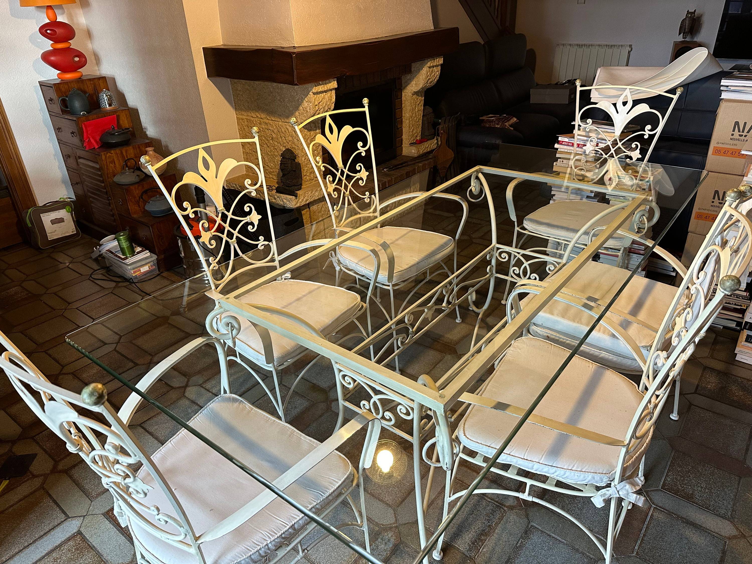 Meuble salle a manger fer forgé
