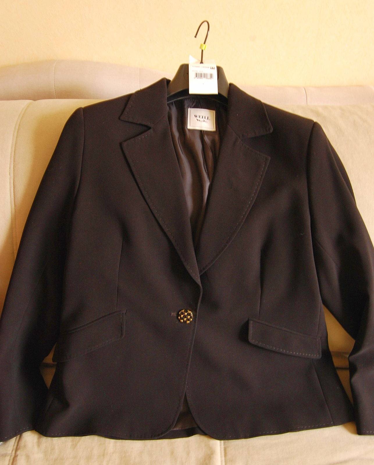 Veste Blazer WEILL Grande Taille 48/50 – Marron Beige Femme