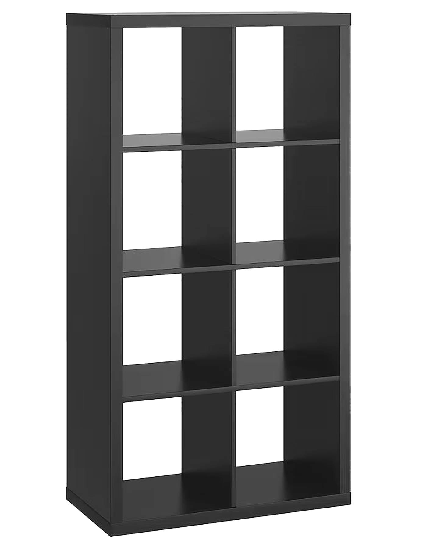 Bibliothèque Étagere Kallax Expedit Ikea Noir 8 Cases sur Gens de Confiance