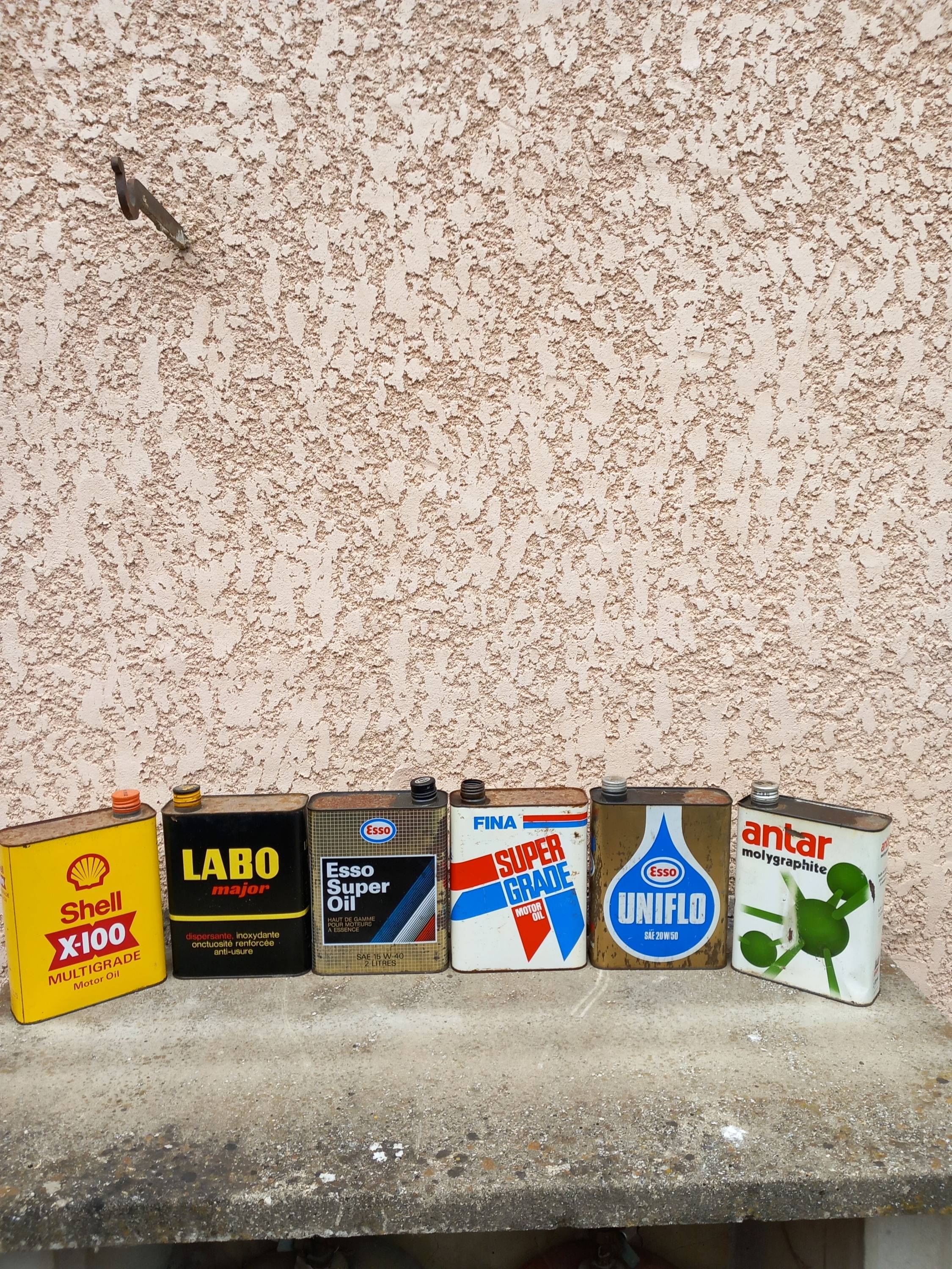 Bidon huile vintage