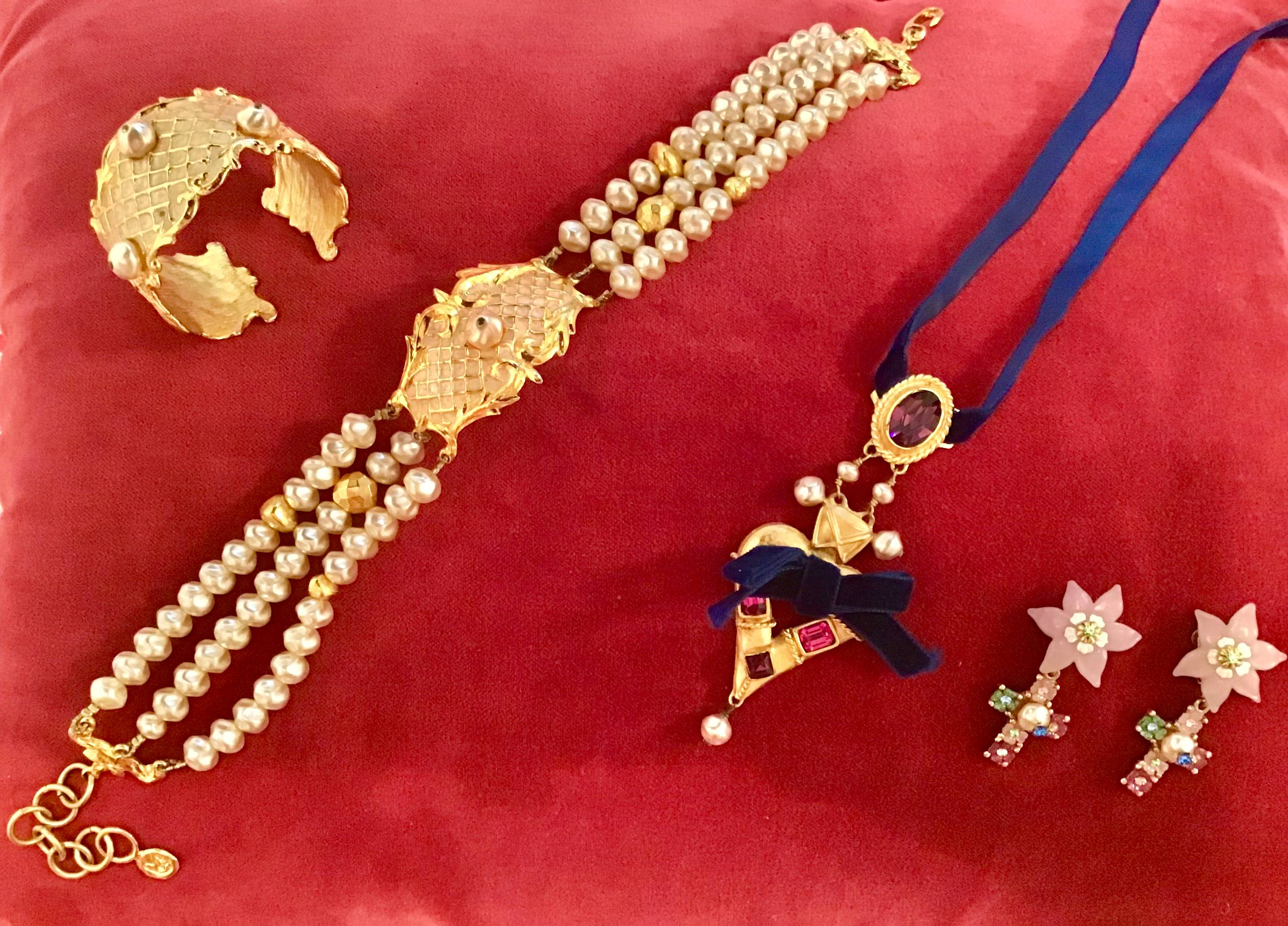 Bijoux Haute-Couture Vintage Christian Lacroix 90´s