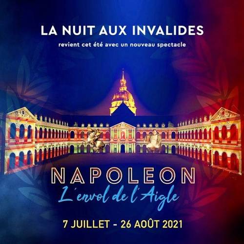 2 Billets pour la Nuit des Invalides "L’Envol de l’Aigle" le 14 août