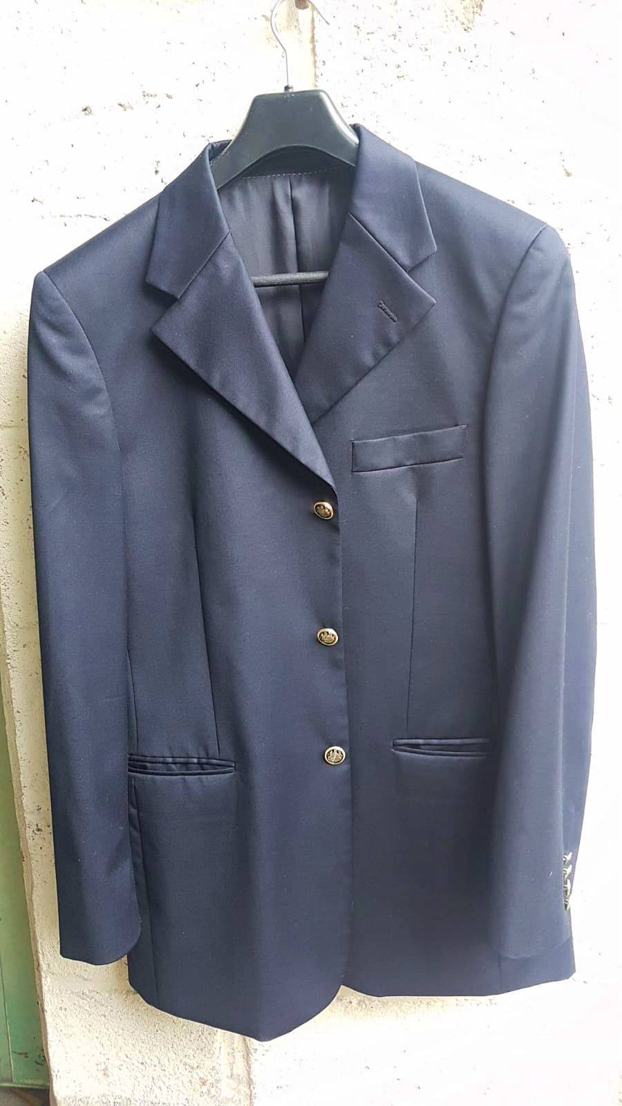 Blazer Vintage Bleu Marine - Taille M (38) - Marque La Fée Maraboutée - Occasion Très Bon état