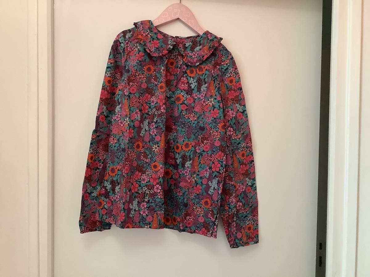 Blouse en Liberty Ciara Jacadi 12 ans, en parfait état