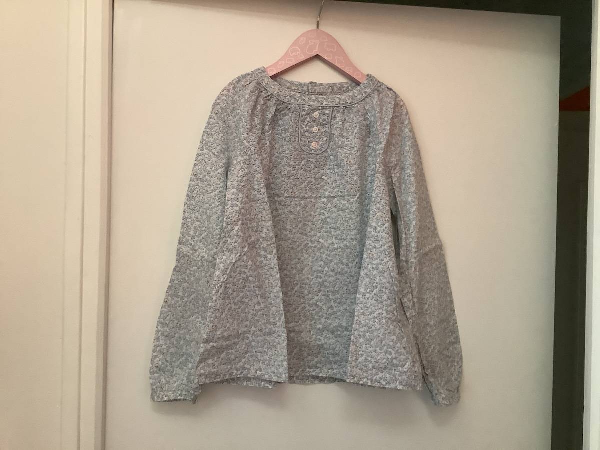 Blouse vintage en Liberty (Emma and Georgina ?) Jacadi 10 ans, en parfait état