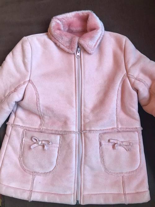 Blouson rose 8-10 ans