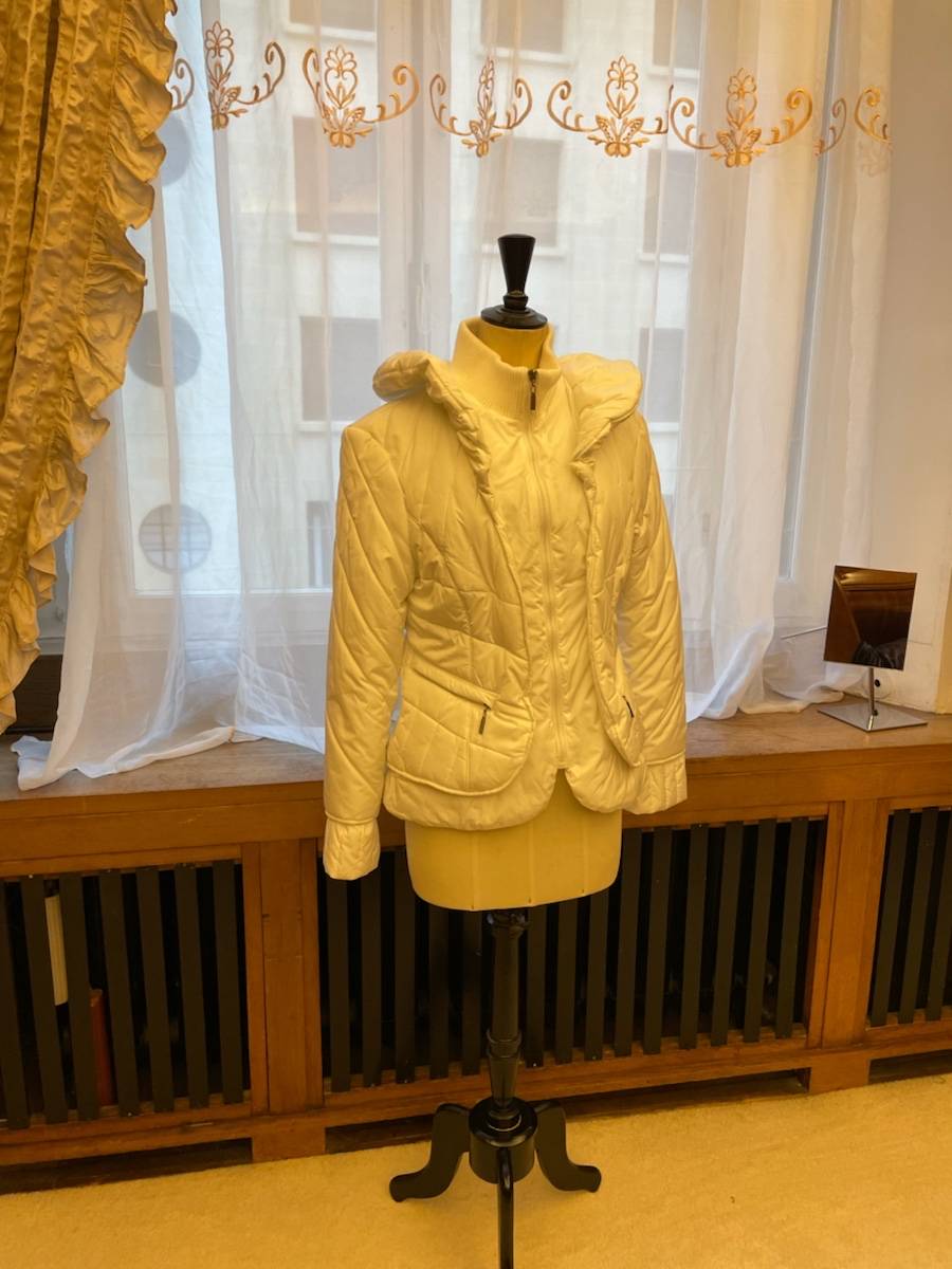 Vends blouson molletonné blanc - Taille M