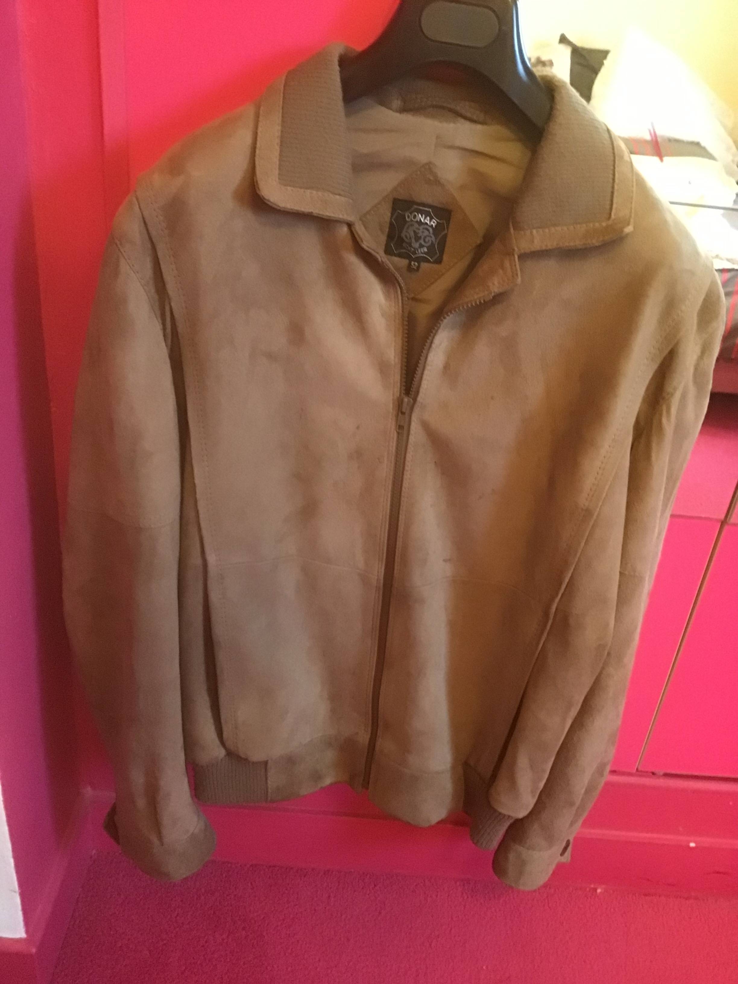 Blouson en peau vintage - Taille L