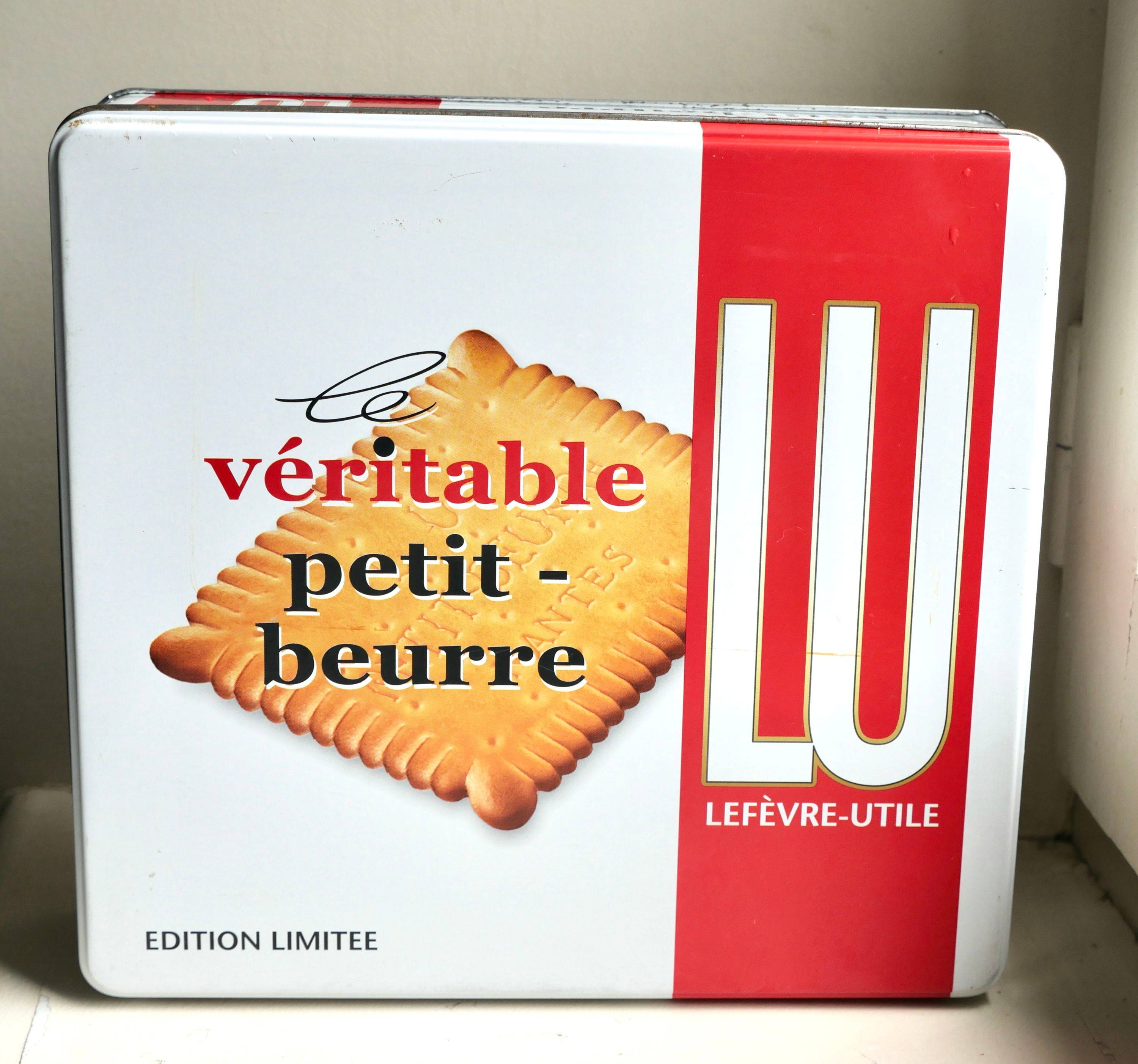 Boîte aluminium marque LU