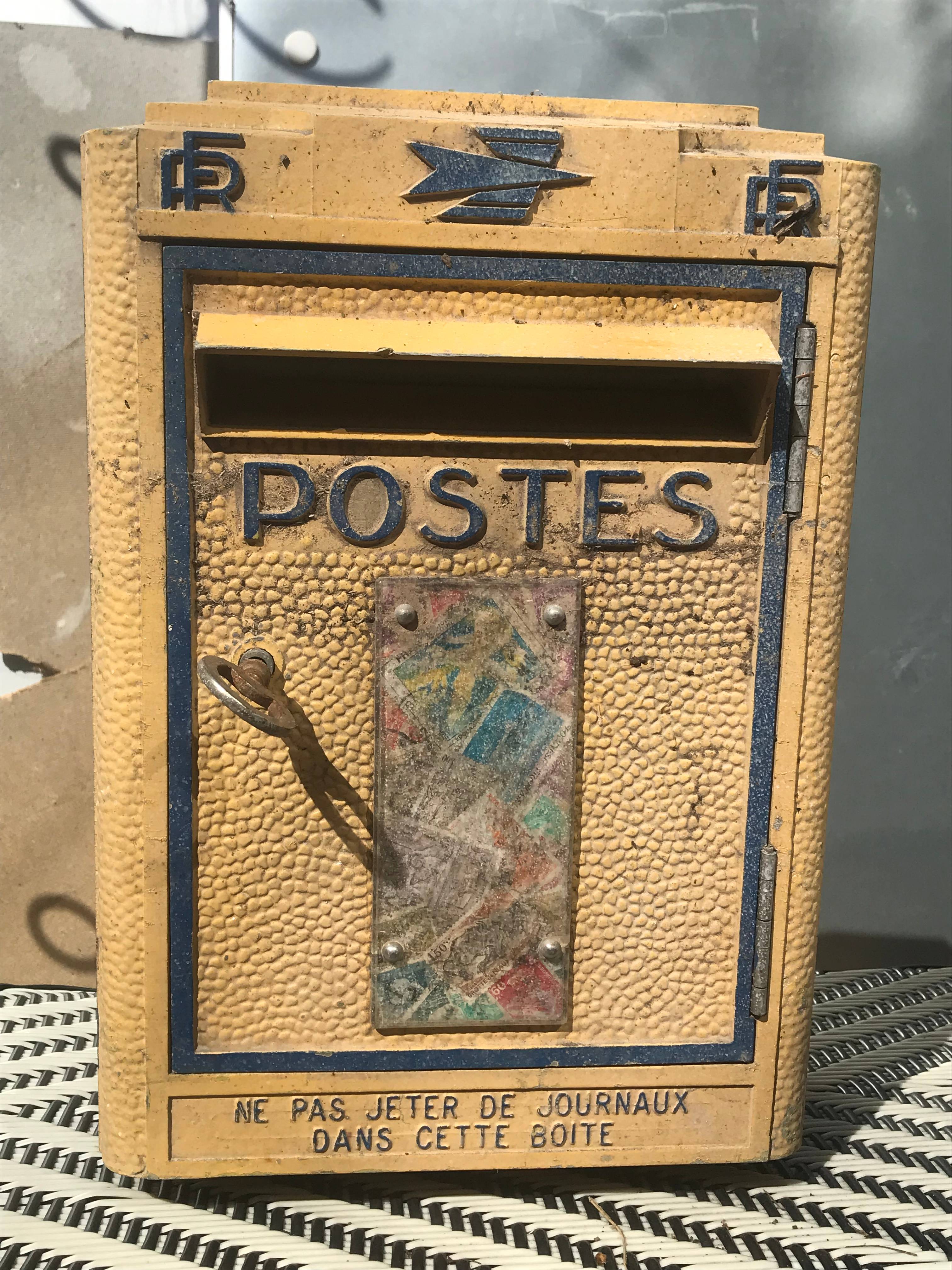 Maquette Boîte Aux Lettres Déjoie Vintage Boîte Postale Française Dejoie  Décorative - échelle HO 1/87, époque 4, Pour Réseau Train Bureau De Poste, image size:3024x4032