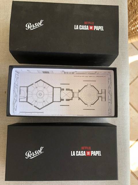 Boîte lunettes Persol Casa de Papel