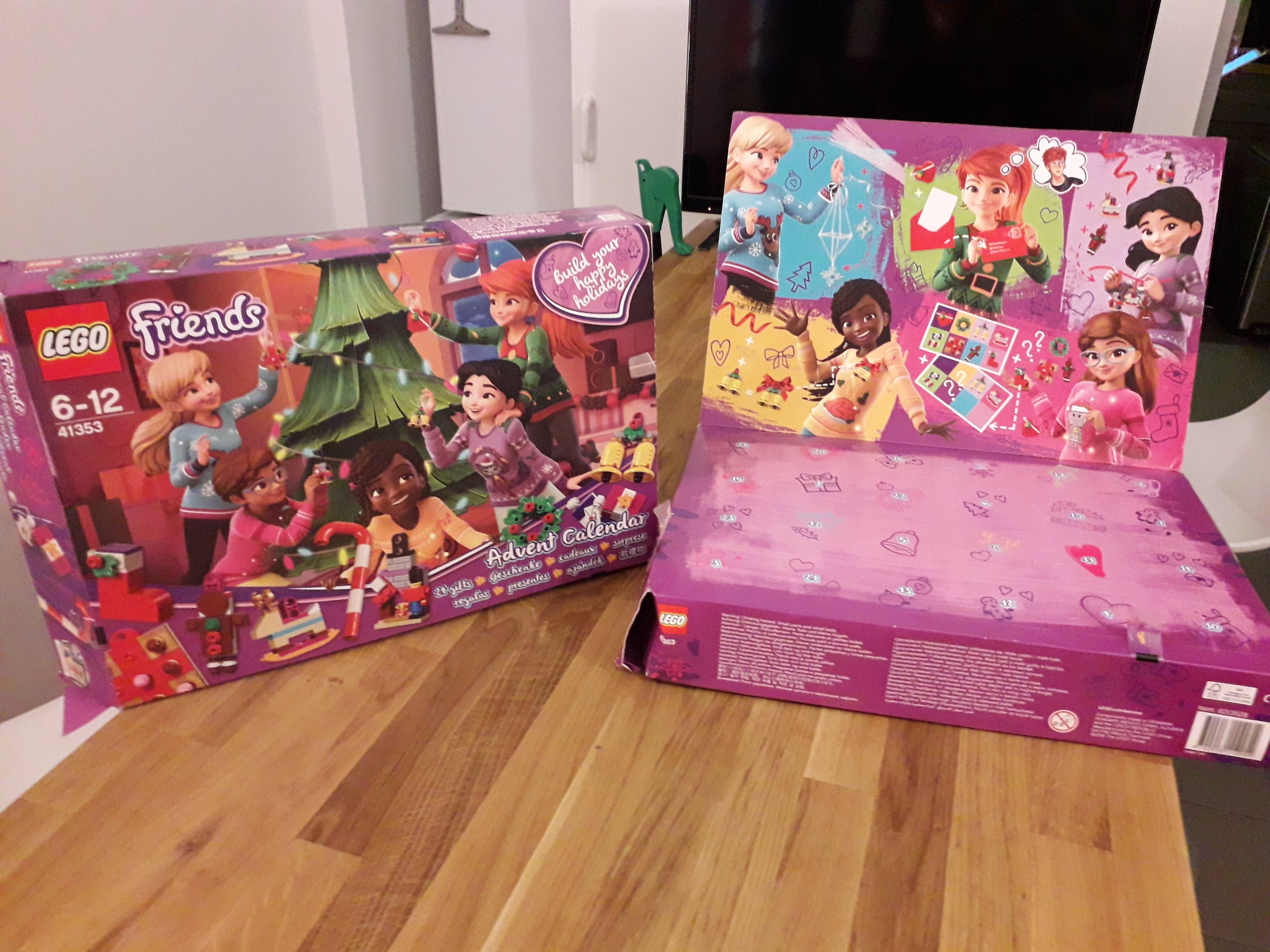 2 boites Lego Calendrier de l’Avent Friends 41353 dont une complète
