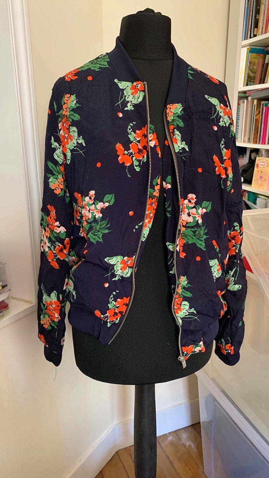 bombers femme fleuri zara