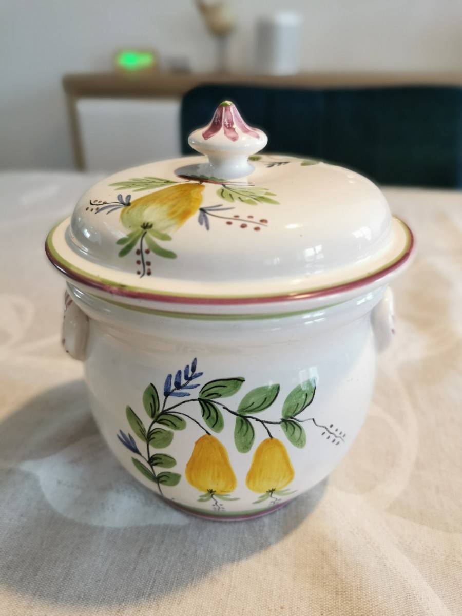 Vends bonbonnière faïence de Nevers