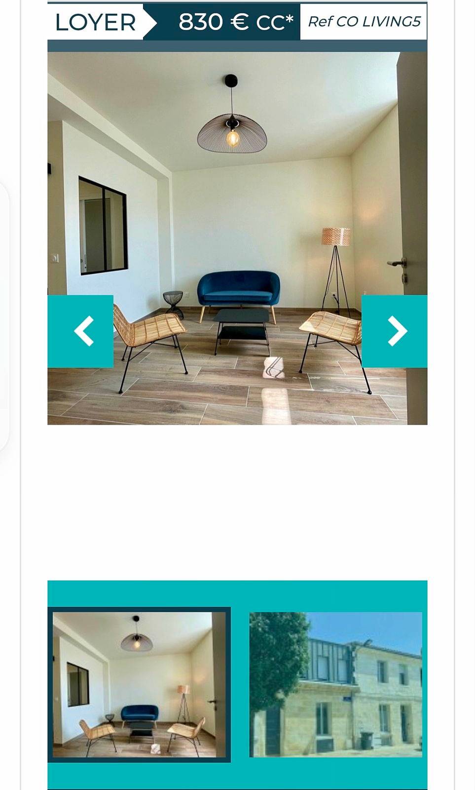 Une photo de l’annonce