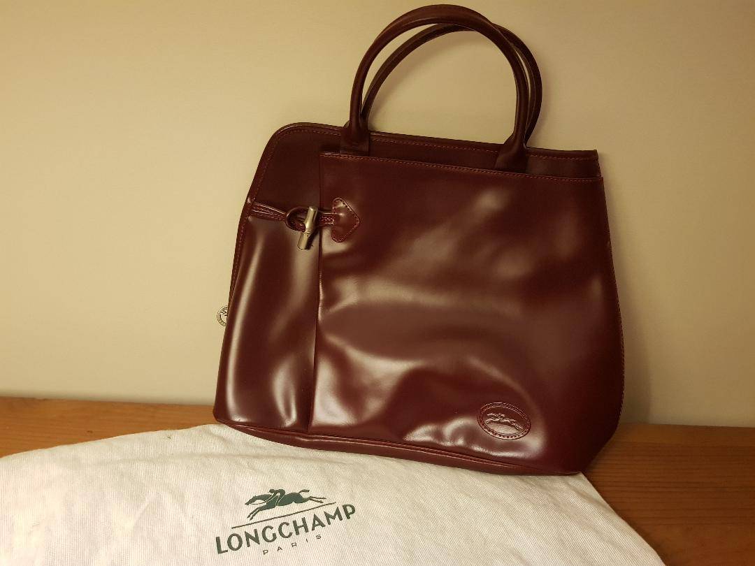 Sac à main - cuir - bordeaux - Longchamp