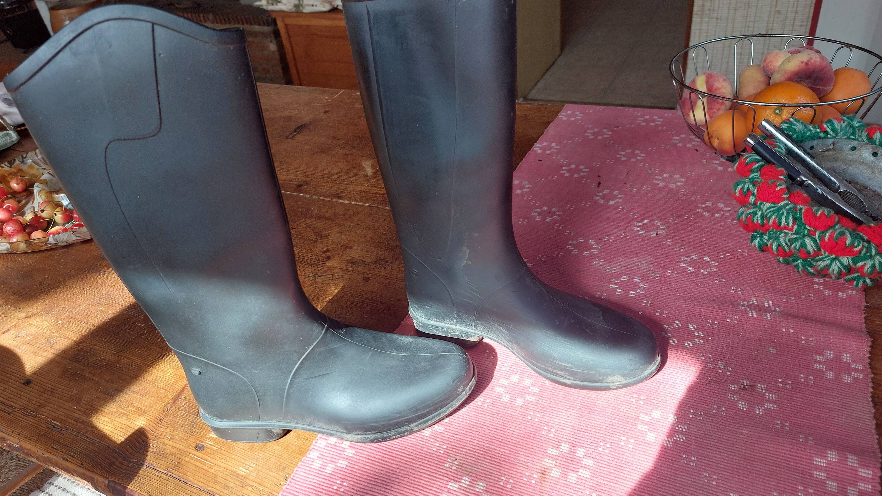 Vends bottes caoutchouc - Pointure 34