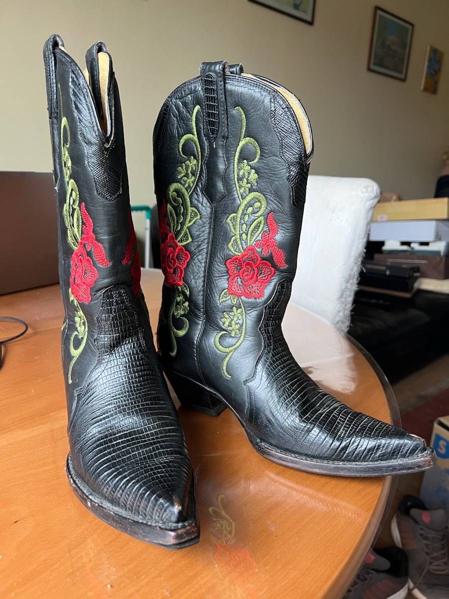 Bottes "Caladium" noires en petite pointure pour femme
