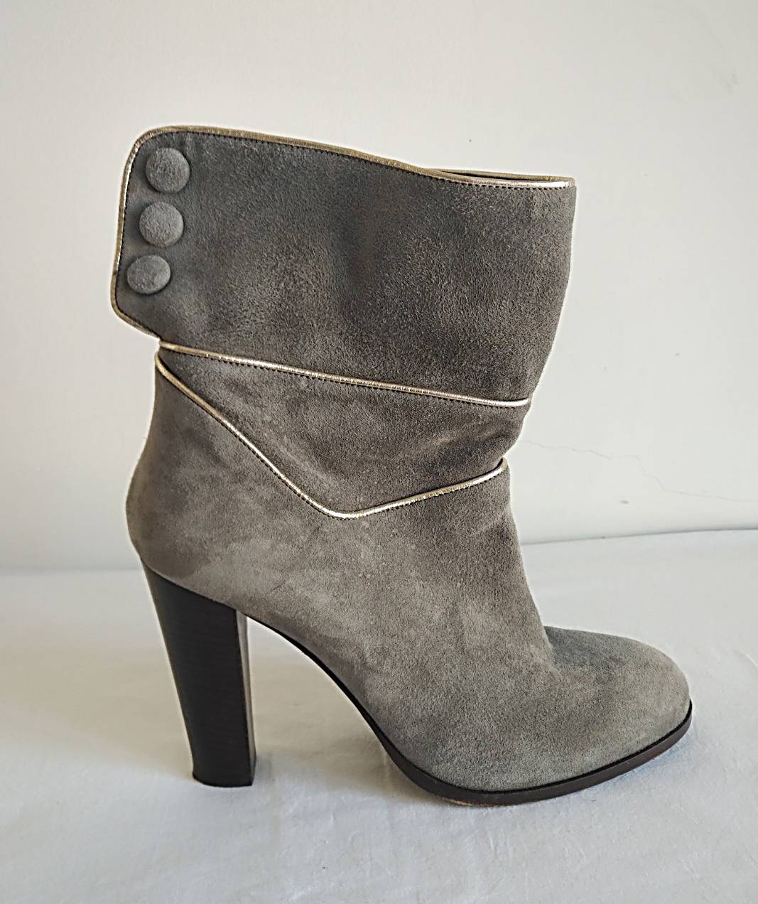 Bottines & low boots gris à talons Paul & Joe T.41
