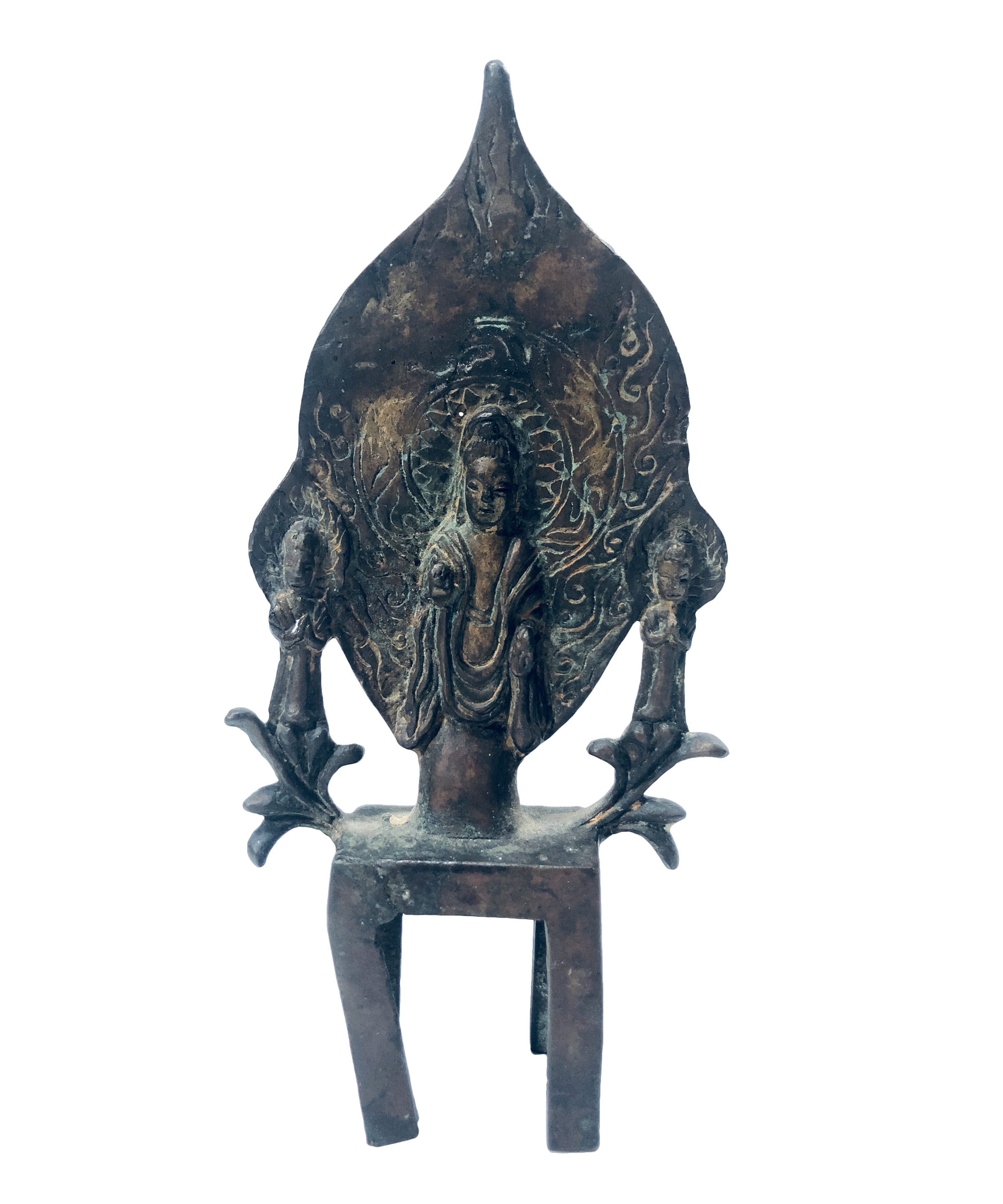 Bouddha Shahkamuni, Ananda et Kashyapa • Bronze • Dynastie Qi • Chine • Vers 575