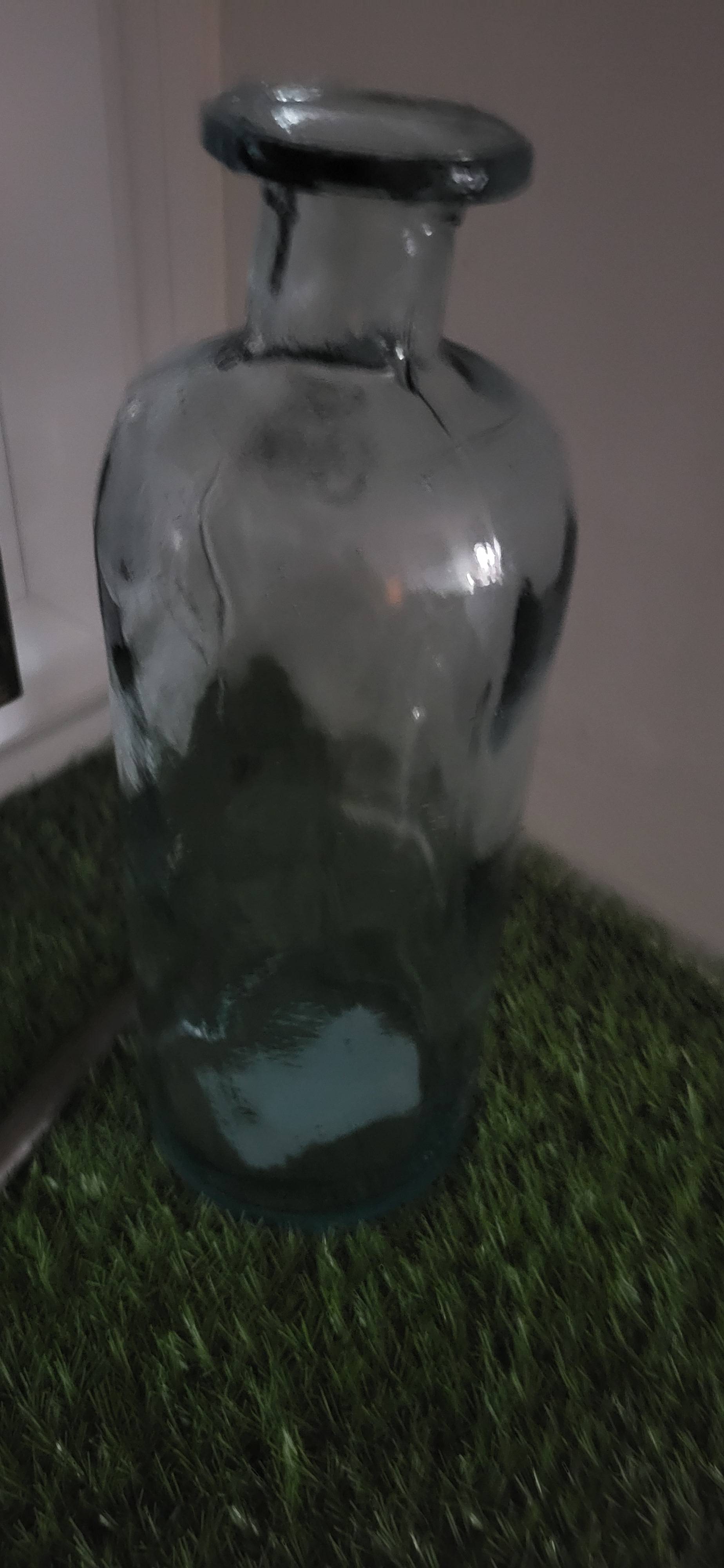 Bouteille en verre recyclé